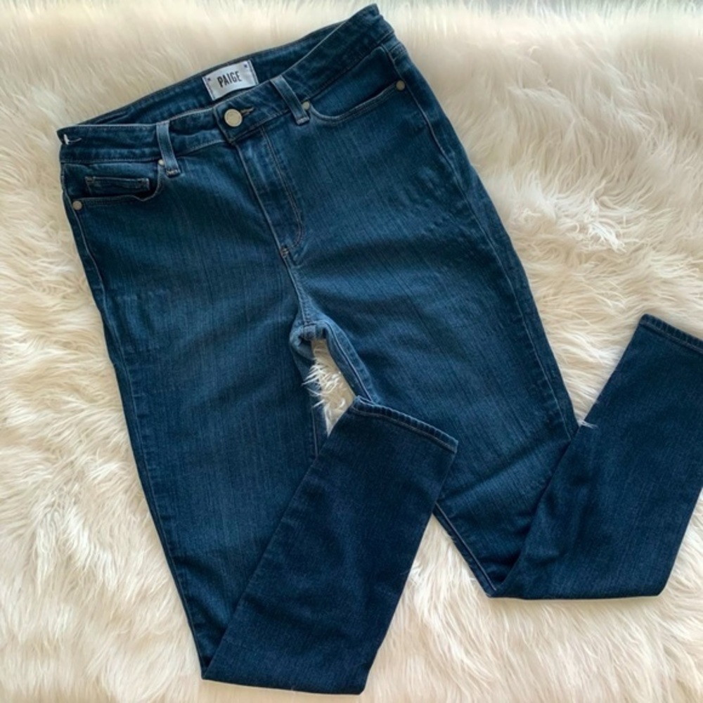 Paige Dark Wash Jeans in Size 28